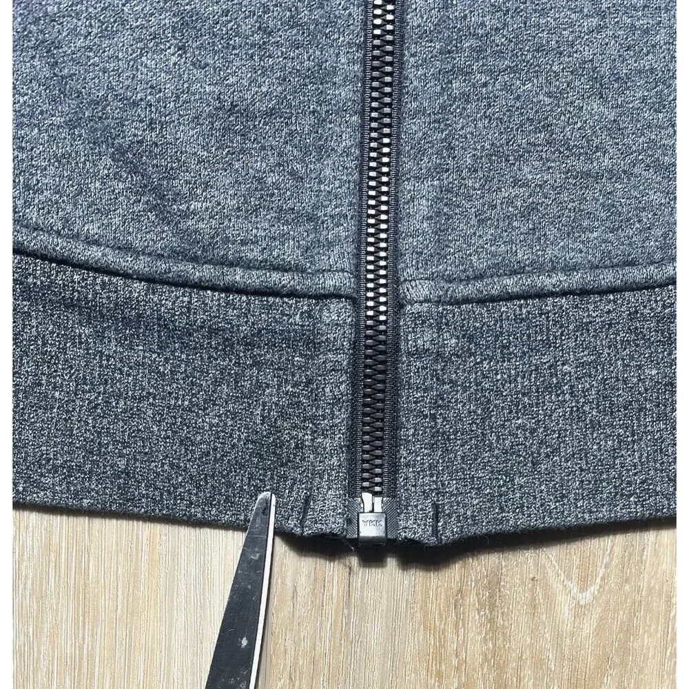 Lululemon Gray Full Zip Up Hoodie Scuba Jacket - Women Size 6 - Picture 4 of 16